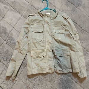 Kensie Olive Green Utility/Bomber/Military Jacket